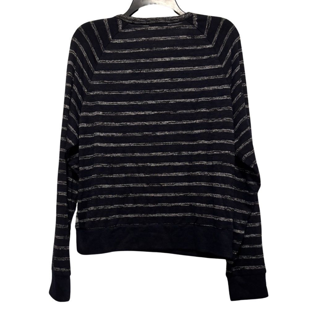 Rag & Bone The Knit Striped Pullover in Heather Stripe - Picture 5 of 11